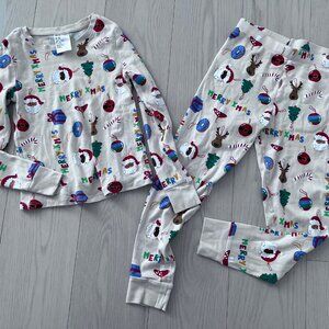 H&M Kids Holiday Christmas 2-Pc Pyjama Set ( Sz 10 )